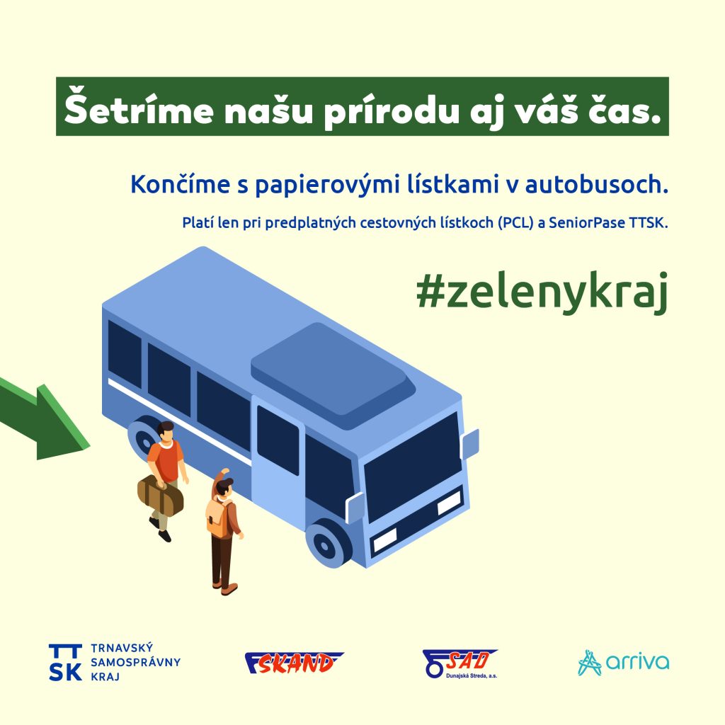 Digitalizácia predplatných lístkov a SeniorPasu TTSK